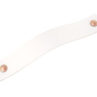 Puxador Full Parafuso - Textura De Couro Branco - Parafuso Ro