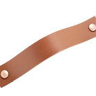 Puxador Full Parafuso - Textura De Couro Marrom - Parafuso Ro