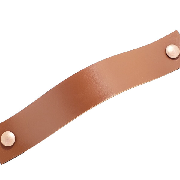 Puxador Full Parafuso - Textura De Couro Marrom - Parafuso Ro