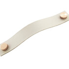 Puxador Full Tampa - Textura De Couro Creme - Tampa Rose Gold