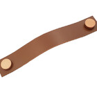 Puxador Full Tampa - Textura De Couro Marrom  - Tampa Cobre