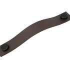 Puxador Full Tampa - Textura De Couro Marrom Escuro - Tampa P