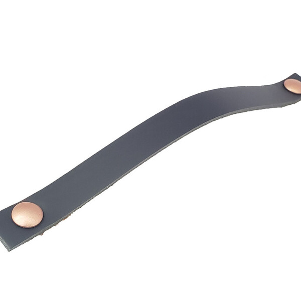 Puxador Fullfi Parafuso - Couro Legítimo Azul Marinho - Paraf