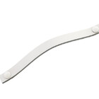 Puxador Fullfi Parafuso - Couro Legítimo Branco - Parafuso Br