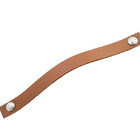 Puxador Fullfi Parafuso - Couro Legítimo Marrom - Parafuso Pr