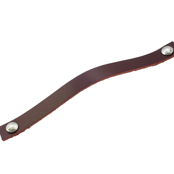 Puxador Fullfi Parafuso - Couro Legítimo Marsala - Parafuso P