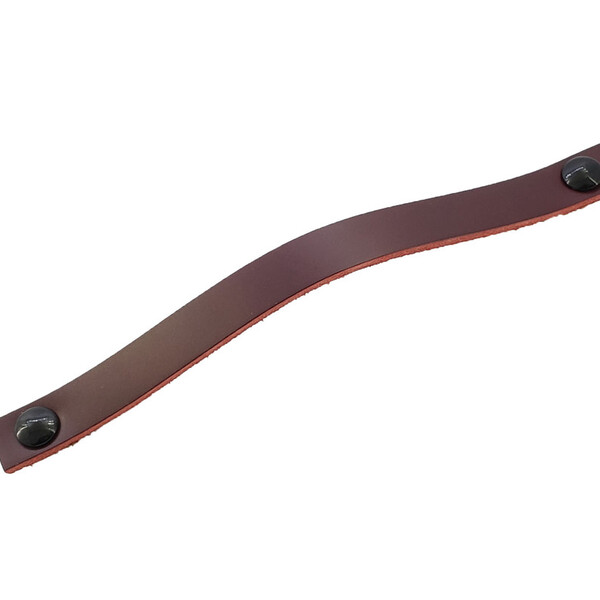 Puxador Fullfi Parafuso - Couro Legítimo Marsala - Parafuso P