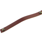 Puxador Fullfi Parafuso - Couro Legítimo Mogno - Parafuso Our