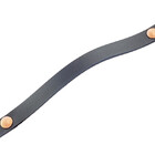 Puxador Fullfi Parafuso - Textura De Couro Azul Marinho - Par