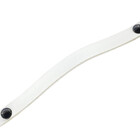 Puxador Fullfi Parafuso - Textura De Couro Branco - Parafuso