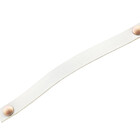 Puxador Fullfi Parafuso - Textura De Couro Branco - Parafuso