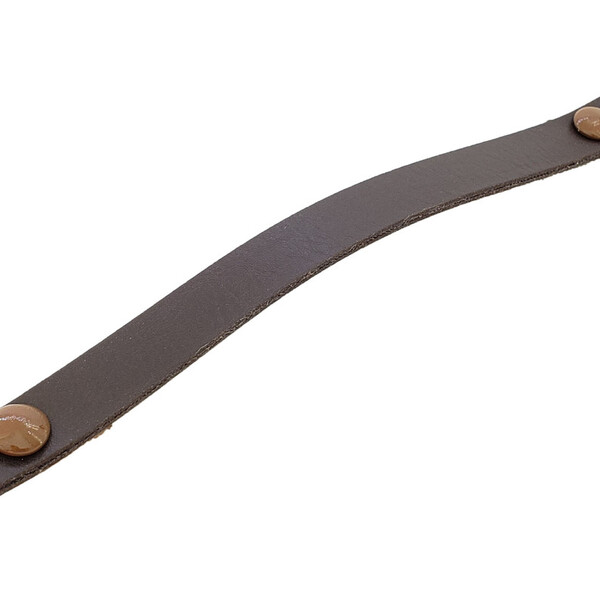 Puxador Fullfi Parafuso - Textura De Couro Marrom Escuro - Pa