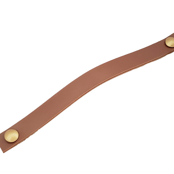 Puxador Fullfi Parafuso - Textura De Couro Marrom - Parafuso