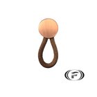 Puxador Fune Vechio Cobre Com Couro Zen Zp1795