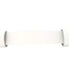 Puxador Fuori 02 - Couro Legítimo - Cor Branco