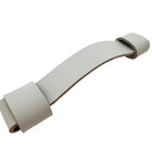 Puxador Fuori 02 - Couro Legítimo - Cor Cinza