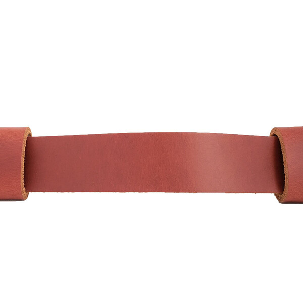 Puxador Fuori 05 - Couro Legítimo - Cor Mogno