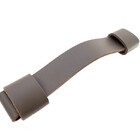 Puxador Fuori 11 - Couro Legítimo - Cor Marrom Escuro