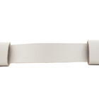 Puxador Fuori - Couro Legítimo Azul Marinho Couro:cinza