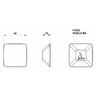 Puxador Galaxia 45mm Grafite - Jador