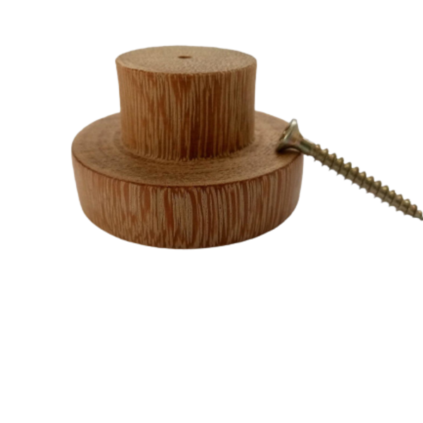 Puxador Gaveta Madeira Cambará 10 Un