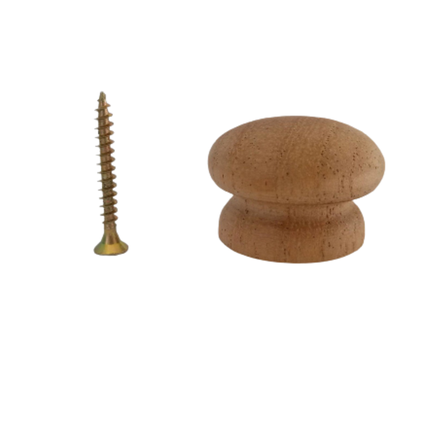 Puxador Gaveta Madeira Cedro 10 Un