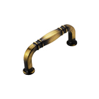 Puxador Grenade 64mm Ouro Velho Escovado - Torralba