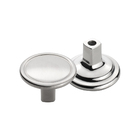 Puxador Grenade Ponto 30mm Níquel Escovado - Torralba