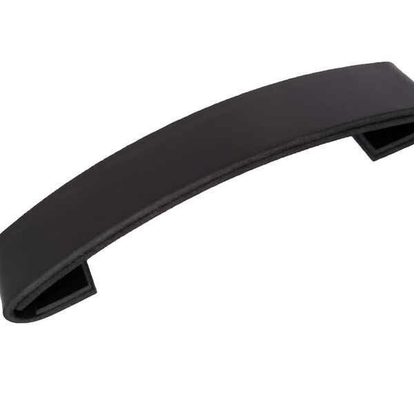 Puxador Hiddo 05 - Couro Legítimo  - Cor Preto