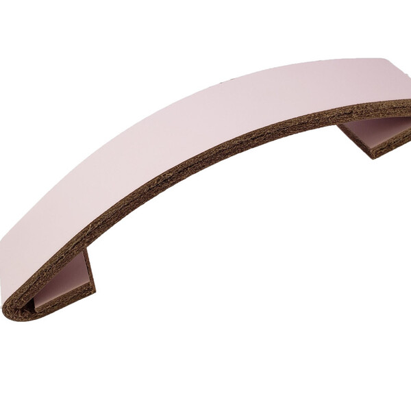 Puxador Hiddo 11 - Couro Legítimo - Cor Rosa