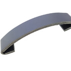 Puxador Hiddo - Couro Legítimo Rosa Couro:azul Marinho