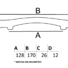 Puxador-il1900-128-cr