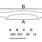 Puxador-il1900-160-cr