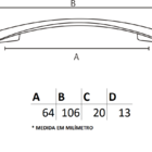 Puxador-il2092-064-branco