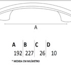 Puxador-il518-192-cr