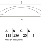 Puxador-il604-128-ae