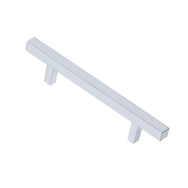 Puxador Il 06 Alumínio Polido 392mm - Italyline