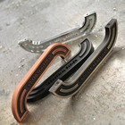 Puxador Industrial Design Preto 128mm - Zen Design