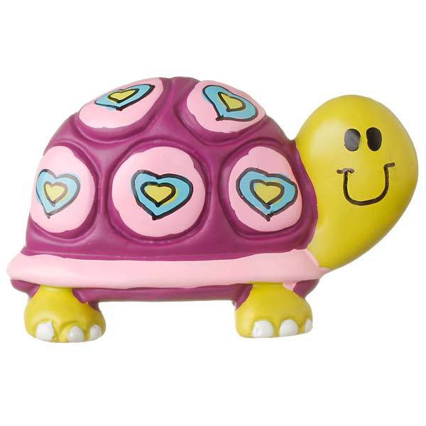 Puxador Infantil de Resina Tartaruga Lilás 1 furo 2458 Chiquita Bacana