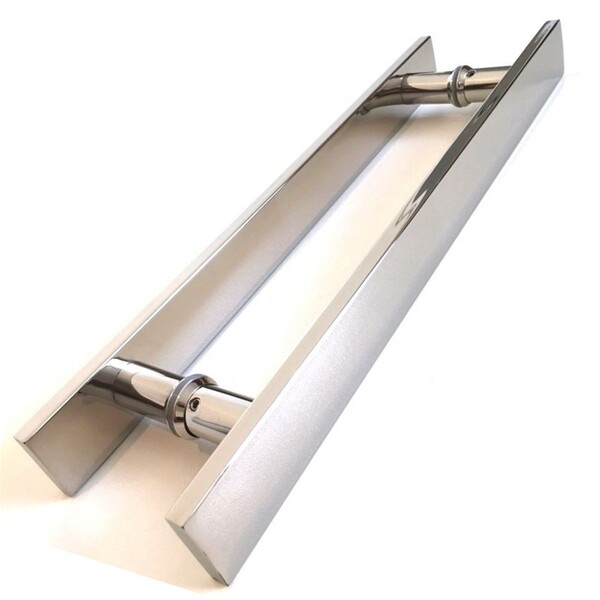Puxador Inox  P/ Portas - Barra Chata - Tamanho 600*500*25*10