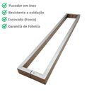 Puxador Inox Escovado 3cm X 1 5cm - Portas Madeira/vidro/esqu