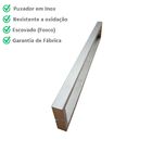Puxador Inox Escovado 3cm X 1 5cm - Portas Madeira/vidro/esqu