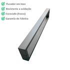 Puxador Inox Escovado 5cm X 2cm - Portas Madeira/vidro/esquad