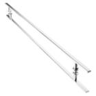Puxador Inox Para Porta De Correr Vidro Madeira 150 Cm M.s
