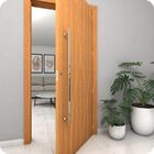 Puxador Inox Para Porta De Correr Vidro Madeira 50cm M.s