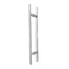 Puxador Inox Para Porta Madeira E Vidro Reto Barra Chata 30x4