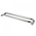 Puxador Inox Para Porta Madeira E Vidro Tubular Modelado 60cm