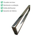 Puxador Inox Polido 4cm X 2cm - Portas Madeira/vidro/esquadri