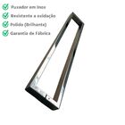 Puxador Inox Polido 5cm X 2cm - Portas Madeira/vidro/esquadri