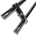 Puxador Inox Polido Tubular Modelo Ajustável